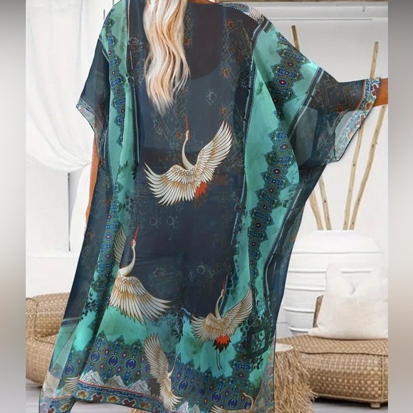 Boho crane top - Picture 1 of 5